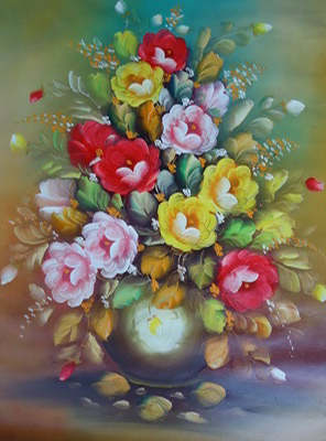  Lukisan  Flora  size 60cm x 80cm balinessboutique